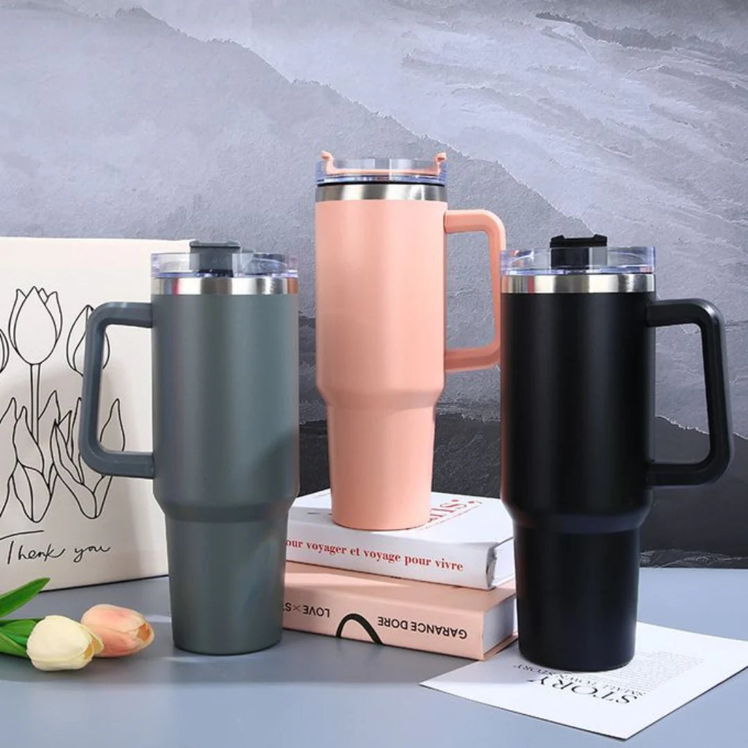 Stainless steel cup Red