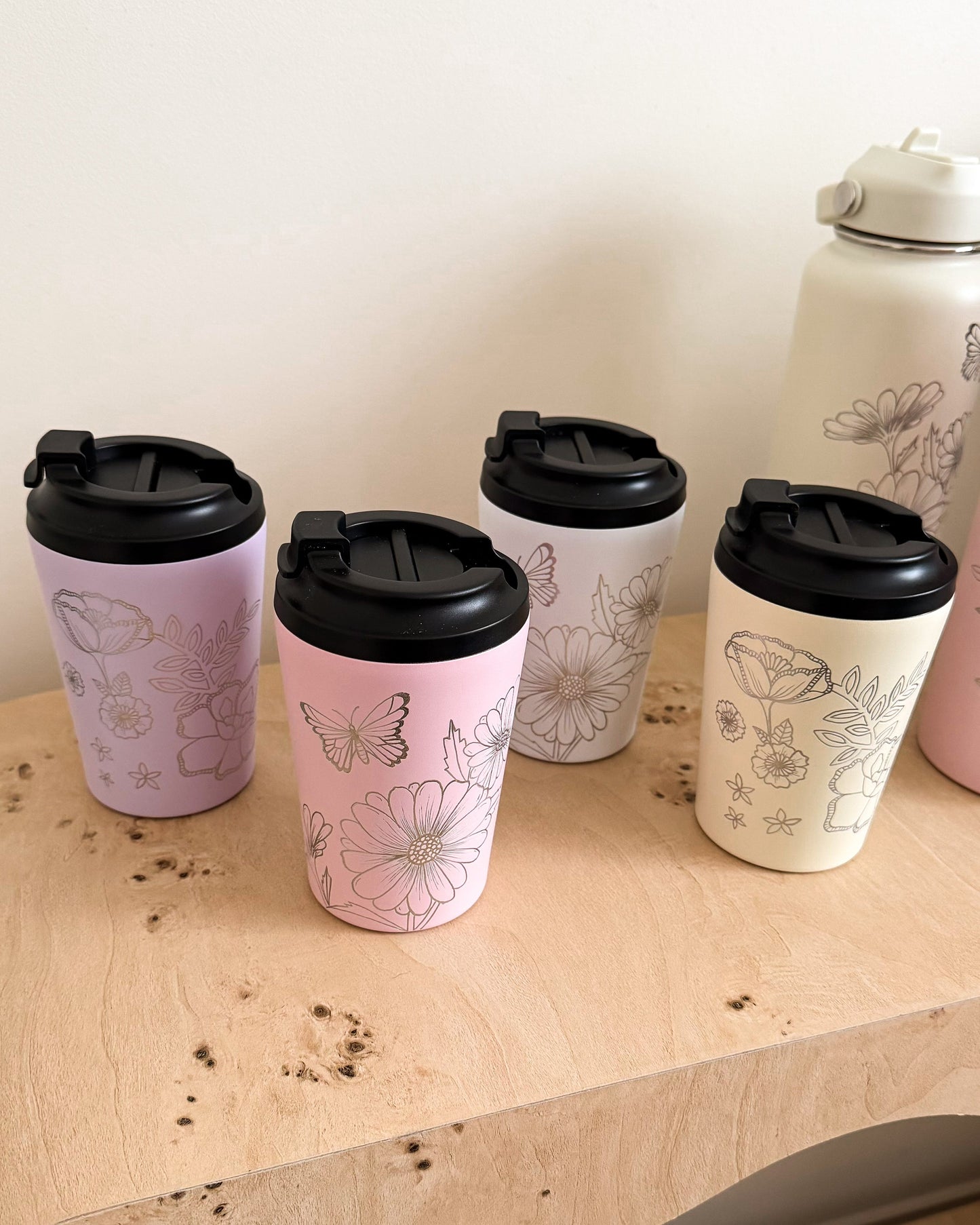 Hand Engraved 12oz Coffee Cup | Special Order